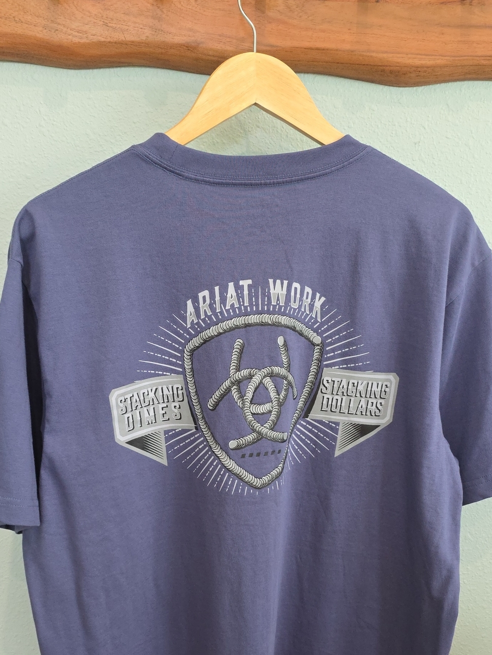 Ariat Men’s Rebar Short Sleeve Graphic Tee - Blue